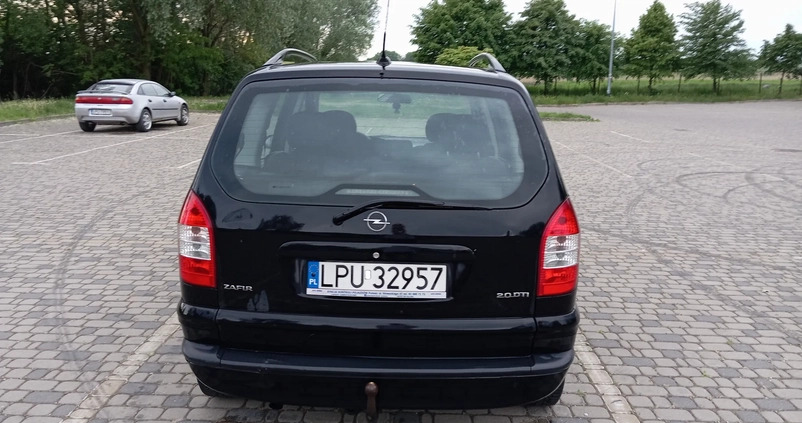 Opel Zafira cena 7900 przebieg: 307096, rok produkcji 2005 z Puławy małe 37